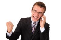 Successful business man